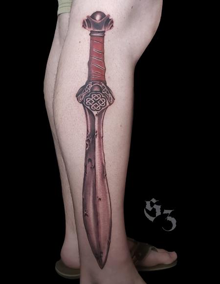 Tattoos - Quade Dahlstrom Sword - 142184